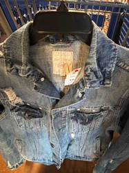 Red Chapter Distressed Denim Jacket