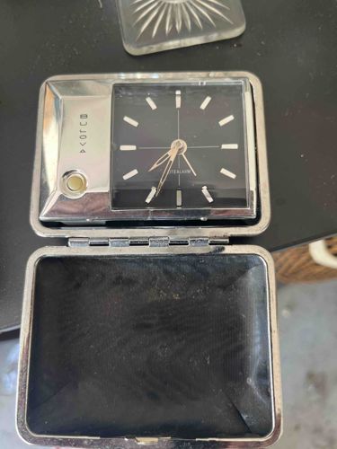 Vintage Bulova Travel Alarm Clock
