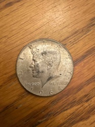 1964 John F. Kennedy Half Dollar (Obverse)