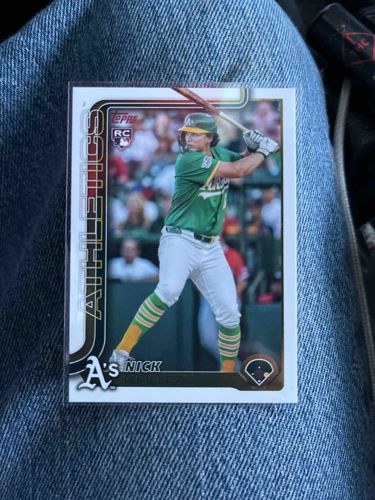 Topps RC Baseball Card Featuring Nick (Oakland Athletics)