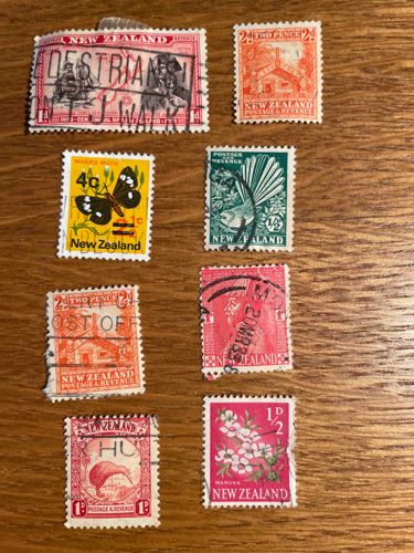 Collection of New Zealand Postage Stamps