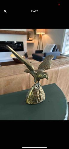 Brass Eagle Sculpture