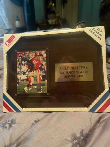Ricky Watters San Francisco 49ers Starline Collection Commemorative Plaque