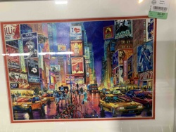 New York City Times Square Night Scene Print