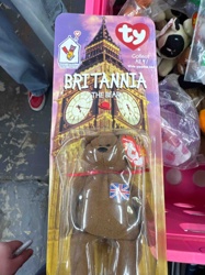 Ty Beanie Baby Britannia the Bear