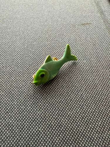 Green Fish Charm or Pendant