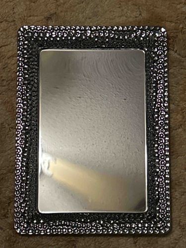 Vintage Textured Sterling Silver Serving Tray