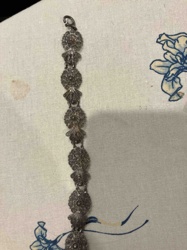 Filigree and Scallop Link Bracelet