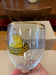 Grimbergen Abbey Ale Beer Chalice / Goblet