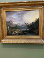 Mountain Landscape Painting (attributed Vernon Prette)