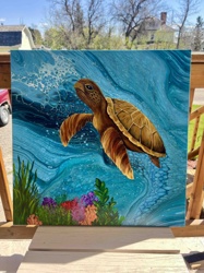 Sea Turtle Painting