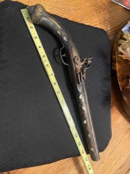Antique-Style Inlaid Pistol