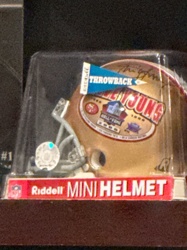 Autographed Steve Young San Francisco 49ers Throwback Mini Helmet in Case