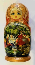 Hand-Painted Russian Matryoshka Doll (Nested Doll)