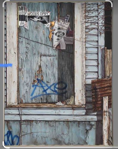 Shirley Rabe Masinter Original 48x36 - 'Old Doorway'
