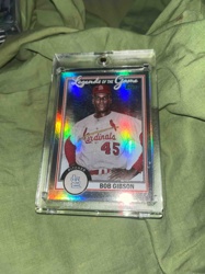 Bob Gibson 'Legends of the Game' Holographic Baseball Card