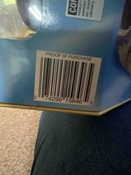 Product Packaging with UPC Barcode