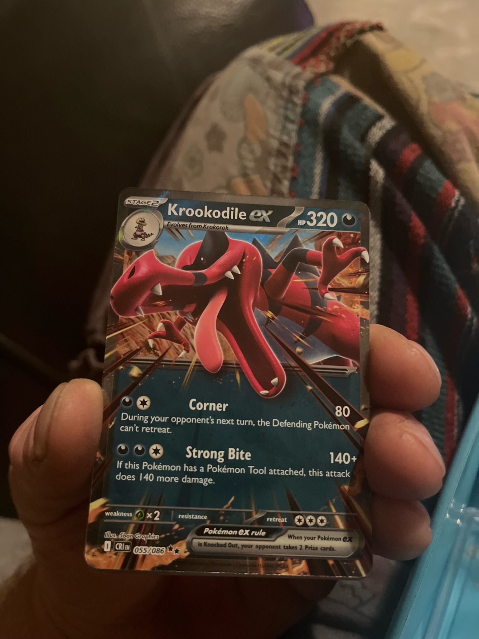 Submitted photo of Pokémon Trading Card - Krookodile ex (not authenticated)