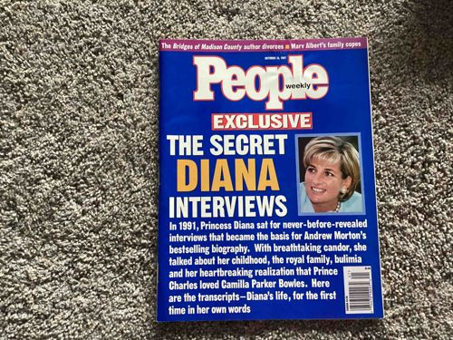 People Weekly Magazine, October 13, 1997 Issue featuring Princess Diana Interviews