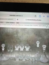 Collection of Cut Crystal Glassware including Royal Doulton Millennium Items