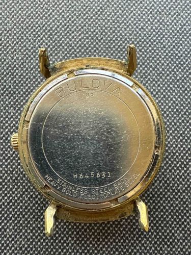 Bulova Watch Case Back
