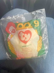 McDonald's Happy Meal Beanie Baby 'Quacks' Duck (Sealed)