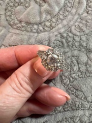 Diamond Cluster Ring