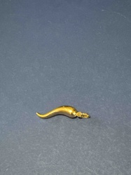 14K Gold Cornetto (Horn) Charm/Pendant