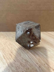 Unpolished Dodecahedral Mineral Crystal (possibly Garnet)