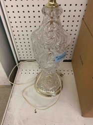 Cut Glass Table Lamp