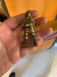 Hand-Painted Military Soldier Figurine