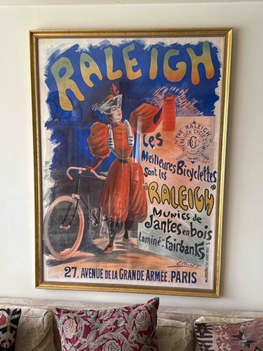 Raleigh Bicycle Advertising Poster