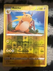Raichu Pokémon Trading Card (Stage 1)