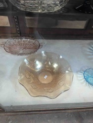 Carnival Glass Serving Bowl
