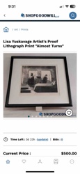 Lisa Yuskavage Artist's Proof Lithograph Print "Almost Turns"