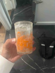 Vintage 'Ding Dong Dell' Nursery Rhyme Glass Tumbler