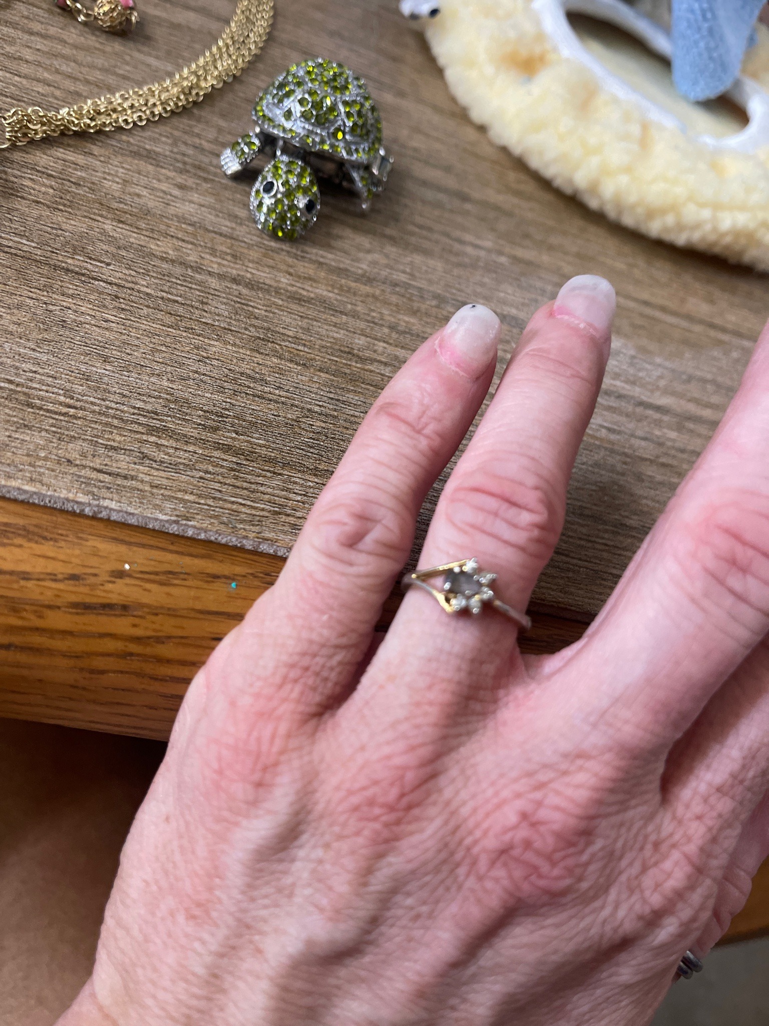 Submitted photo of Cluster ring with small stones