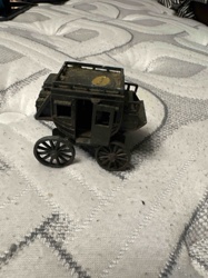 Miniature Cast Metal Stagecoach