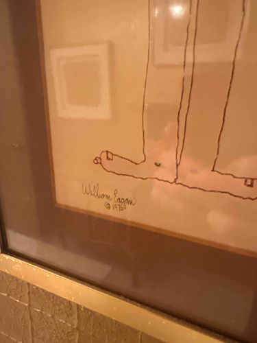 Framed Artwork by William Eagan, Dated 1975