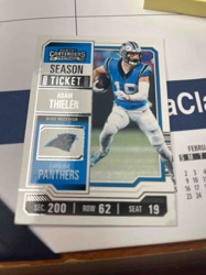 Panini Contenders Football Adam Thielen 'Season Ticket' Trading Card