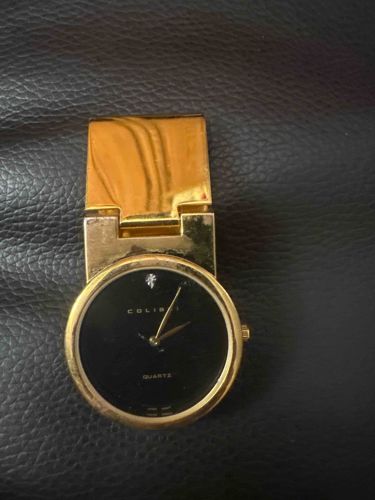 Colibri Quartz Pocket Watch Money Clip Combination