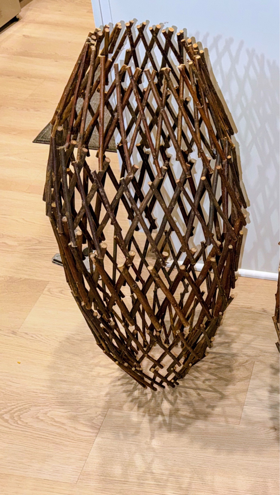 Submitted photo of Expandable Natural Willow Twig Plant Support Obelisk