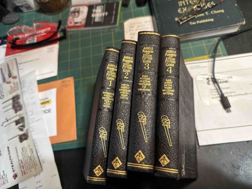 Audels Plumbers and Steam Fitters Guide - 4 Volume Set