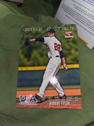 Robert Tyler USA Baseball Panini Collegiate Game Action Trading Card