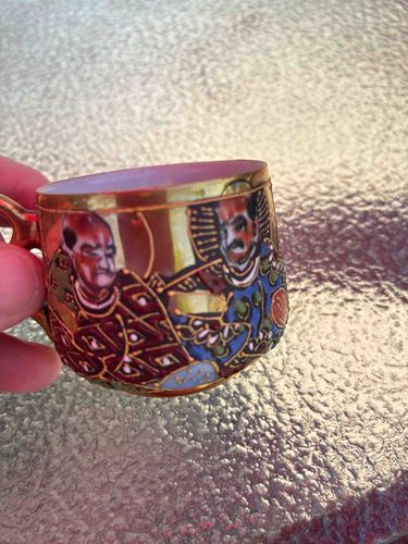Japanese Satsuma-Style Miniature Decorative Cup