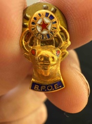 Benevolent and Protective Order of Elks (B.P.O.E.) Pin/Lapel Pin