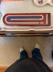 Cribbage Board (Patriotic Theme)