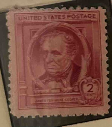 James Fenimore Cooper 2 Cents US Postage Stamp