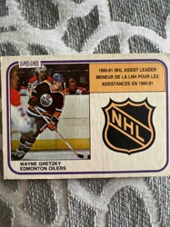 1980-81 O-Pee-Chee Wayne Gretzky NHL Assist Leader Hockey Card
