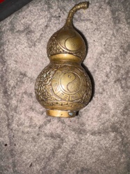 Brass Gourd (Hulu) with Taoist and Ba Gua Symbolism